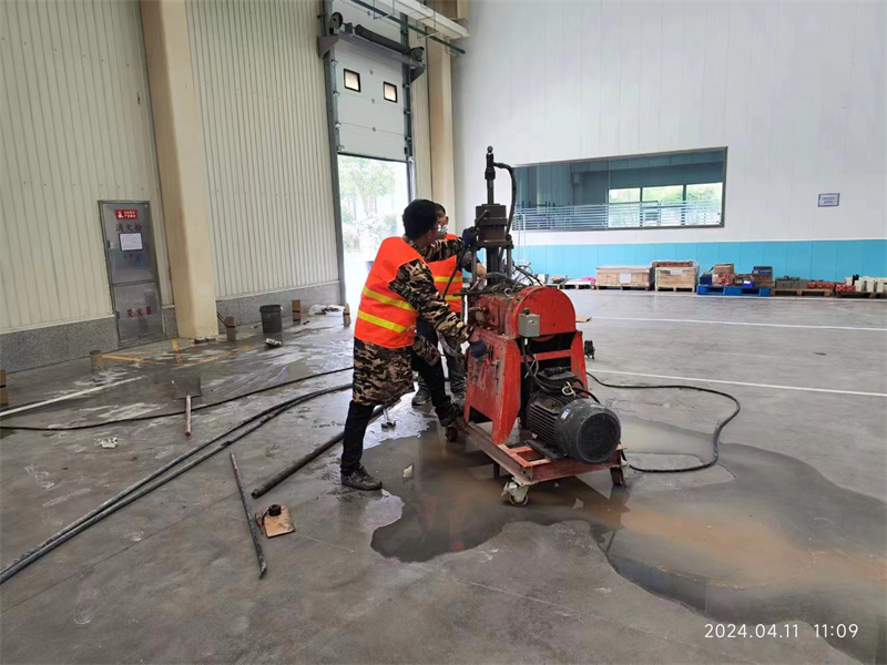 平桥厂房地面下沉塌陷注浆加固施工